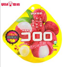 悠哈酷露露荔枝味软糖52g