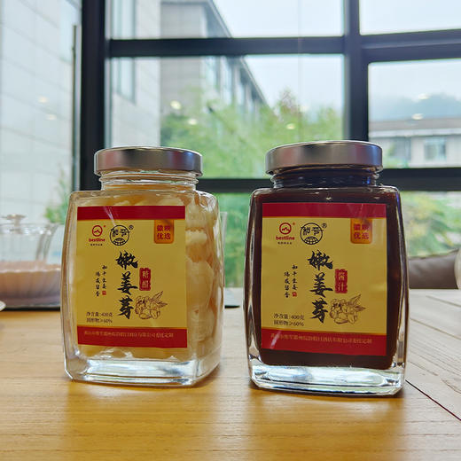 铜陵嫩姜芽礼盒（400g糖醋嫩姜芽1罐 + 400g酱汁嫩姜芽1罐 ） 商品图2