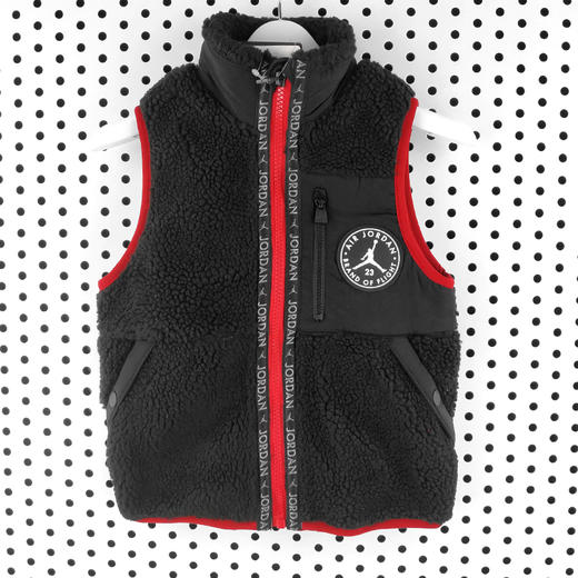 JORDAN儿童冬款摇粒绒保暖背心马甲童装JD2242011 商品图1