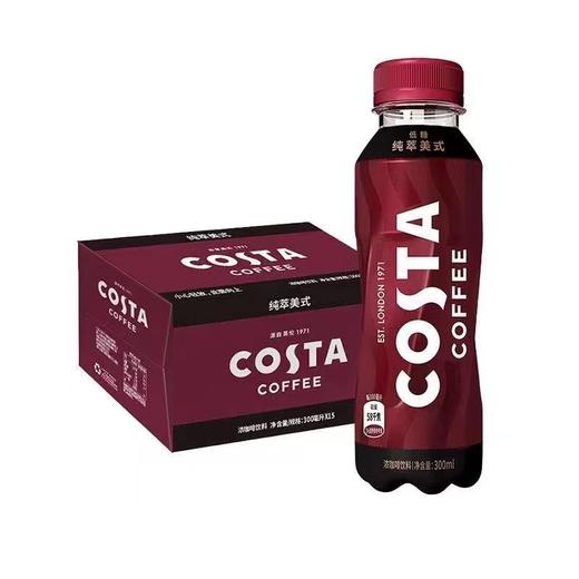 Costa浓咖啡300ml*15瓶/箱 【醇正拿铁/纯萃美式】 选1 商品图1