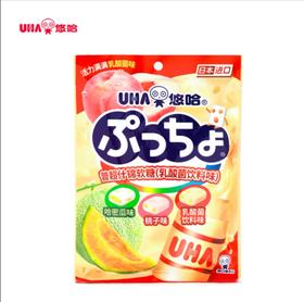 悠哈普超什锦软糖乳酸菌饮料味90g