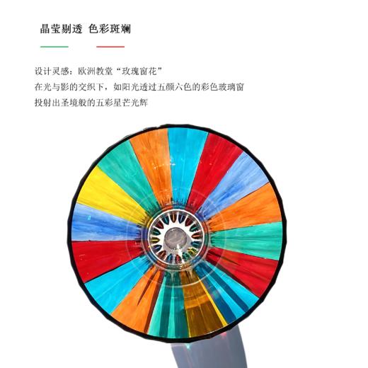 【高奢系列】 意大利威尼斯手工水晶 玫瑰钻石水晶花瓶 意式匠心 光影艺术 商品图2