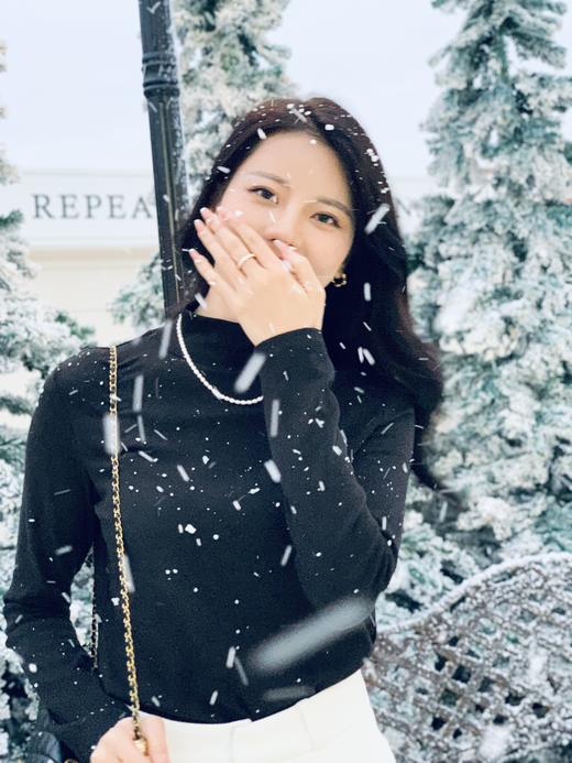 【百图lulu定制】【半高领德绒打底衫】德国进口 拜耳公司授权德绒面料 类似羊绒效果 半高领多色保暖打底衫 商品图2