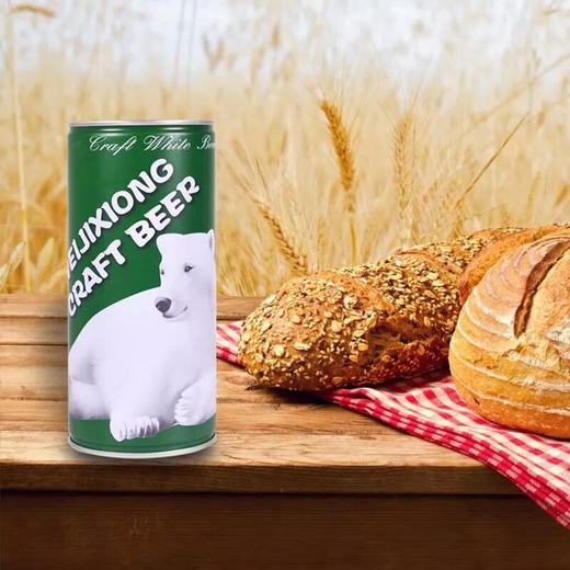 维极熊精酿原浆白啤酒1L 商品图3