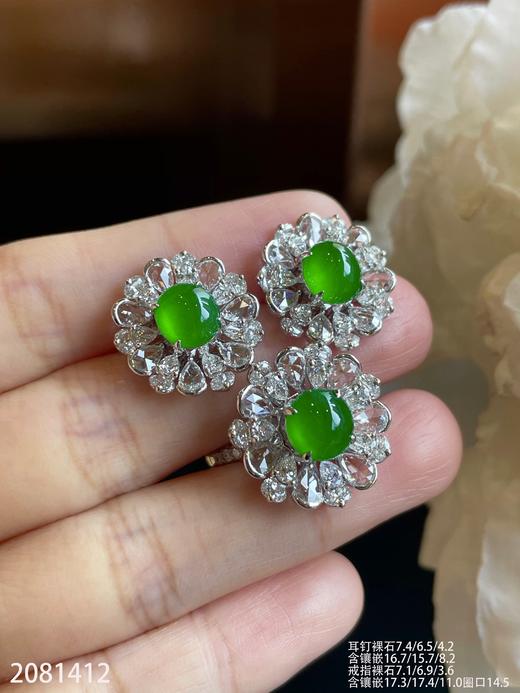 玻璃艳绿蛋面套装【2081412】具体价格微信咨询 商品图3