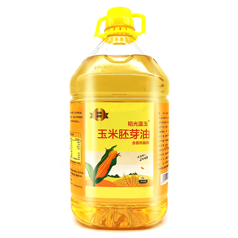 麦多  一级压榨玉米胚芽油5L/桶