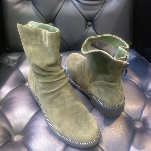 lfgj jeans AH409时尚潮流休闲羊皮加棉短靴 商品图10