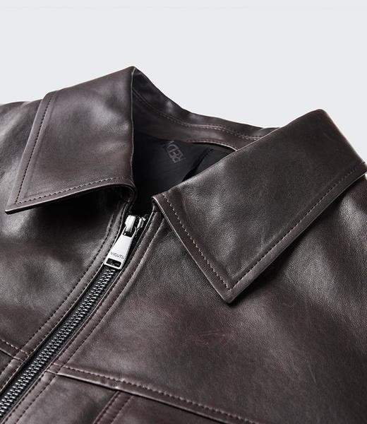 南4威可多男式羊皮绒面革夹克VRW22373650 商品图1