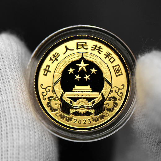 河南中钱  中国金币 2023年癸卯兔年生肖金银币   兔年金银币  生肖金银币 商品图3