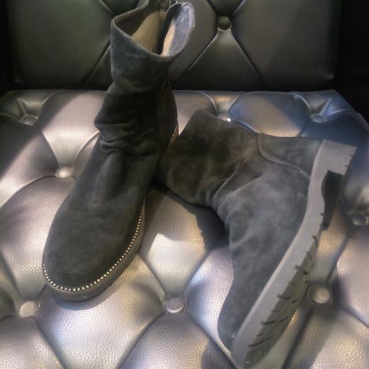 lfgj jeans AH409时尚潮流休闲羊皮加棉短靴 商品图3