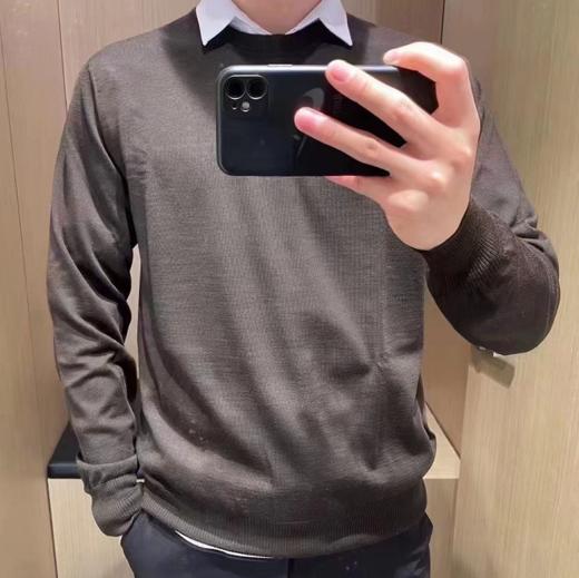 E ARMANI 针织衫  8N1MV51M67Z-0478 黑色.100%VIRGIN WOOL 商品图0