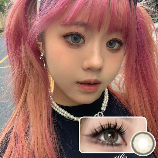 TEDDYCON / 美瞳月抛  / 沉秋棕 /  2片入  /  14.5mm  /  明显扩瞳浅色混血 商品图1