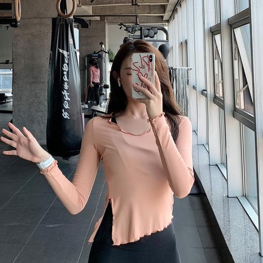 跃牌【禅语梵心系列】显瘦弹力速干紧身长袖T恤 无胸垫FX1148（不带胸垫） 商品图1