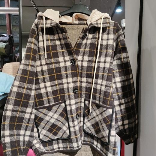 女格仔毛衣665 商品图1