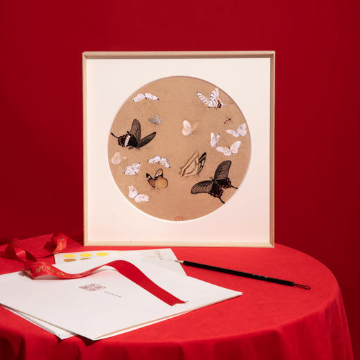 【故宫·家居】故宫藏画系列装饰画带相框挂画摆件新年装饰 商品图1