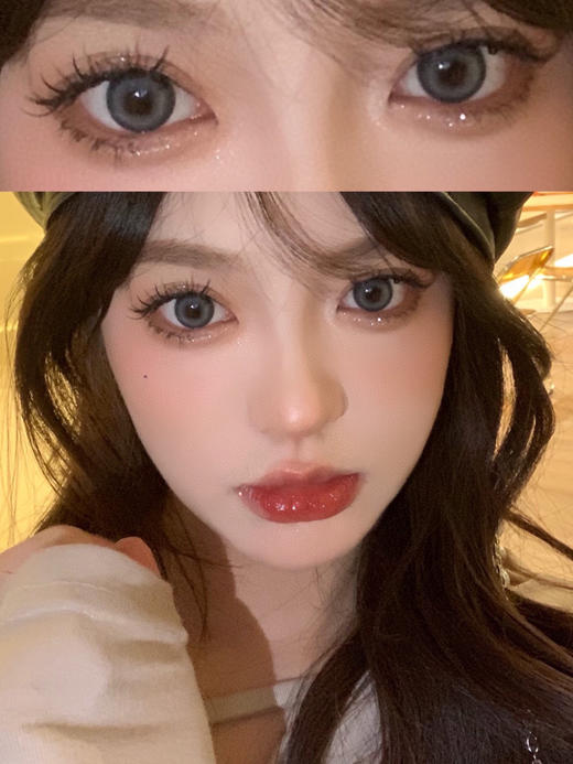 【年抛】款式名字：贝加尔蓝 hushlens  |  中直径14.2 着色13.4 | 【同品牌多副美瞳更划算，选款色板在详情页内】 商品图0