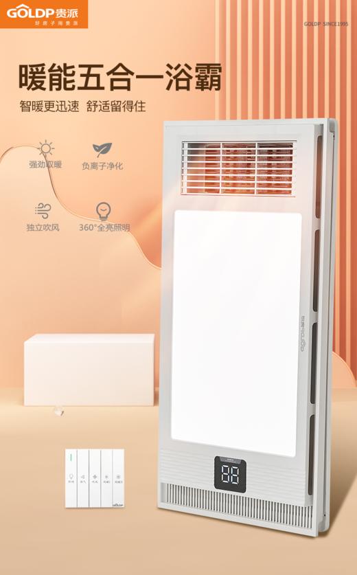 贵派 集成吊顶浴霸 暖能 （无线）2650W 商品图0