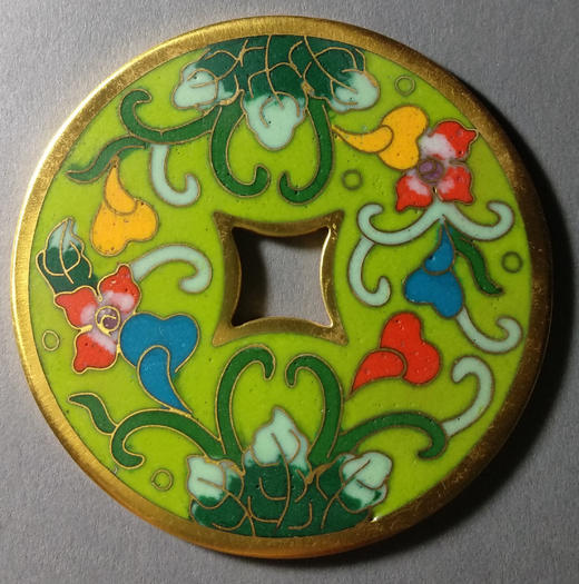 古泉书馆文创珐琅彩 富贵吉祥 文房铜镇  F0011 商品图2