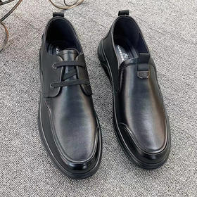 【新款DSE】大依优型大码皮鞋系带休闲皮鞋牛皮橡胶大底大号鞋子男士商务