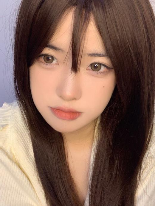 【年抛】款式名字：杏仁糖棕 hushlens  |  中直径14.2 着色13.5 | 【同品牌多副美瞳更划算，选款色板在详情页内】 商品图1