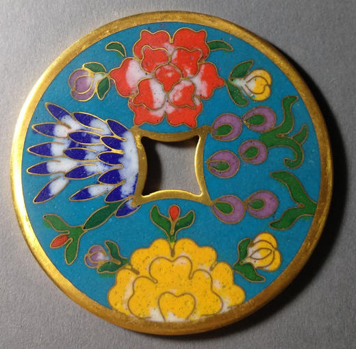 古泉书馆文创珐琅彩 富贵吉祥 文房铜镇   F0013 商品图2