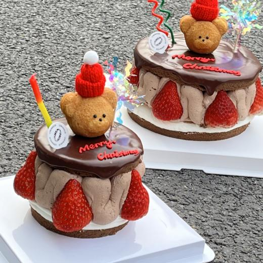 小熊草莓生巧 · 奶油蛋糕 商品图0