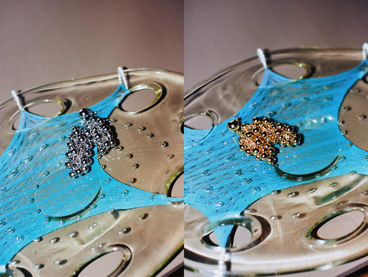 HIDEMI 节日系列设计感串珠葡萄胸针 金色/银色 商品图0