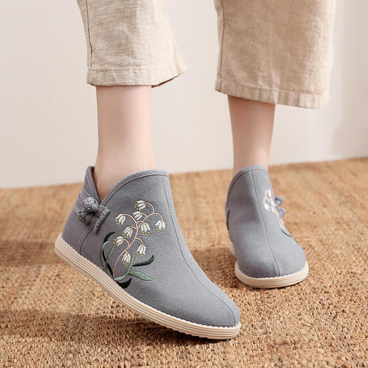 绣花鞋汉服鞋子，民族风老北京布鞋休闲布鞋GF-W-921 商品图5