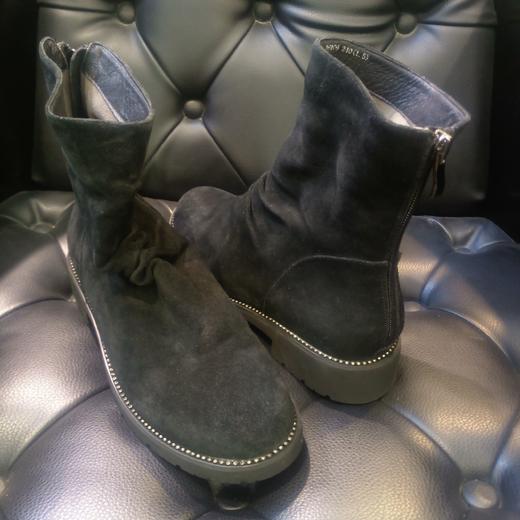 lfgj jeans AH409时尚潮流休闲羊皮加棉短靴 商品图5