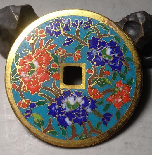 古泉书馆文创珐琅彩 大吉大利 文房铜镇 F0016 商品图6