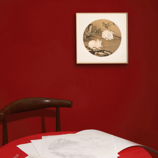 【故宫·家居】故宫藏画系列装饰画带相框挂画摆件新年装饰 商品图4