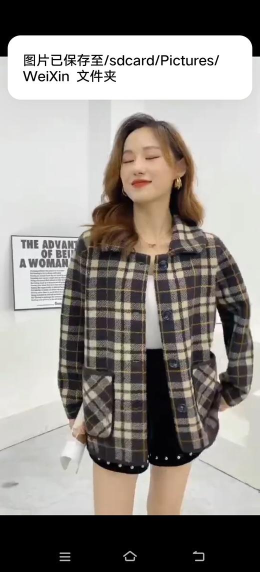 女格仔毛衣665 商品图0