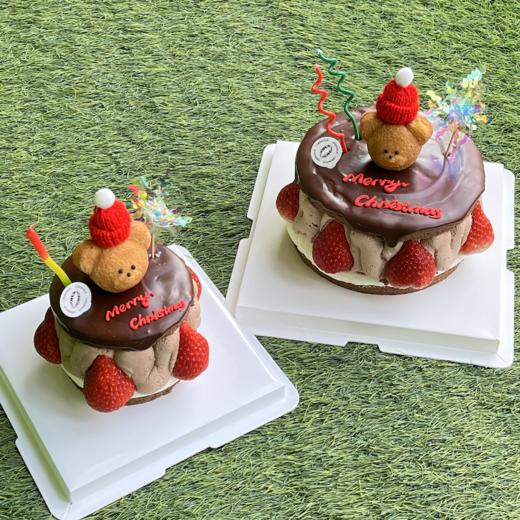 小熊草莓生巧 · 奶油蛋糕 商品图1