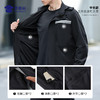 【反光条通勤夹克】男款连帽透气 户外训练防风外套J001 商品缩略图9