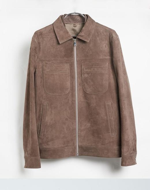 南4威可多男式羊皮绒面革夹克VRW22373655 商品图0