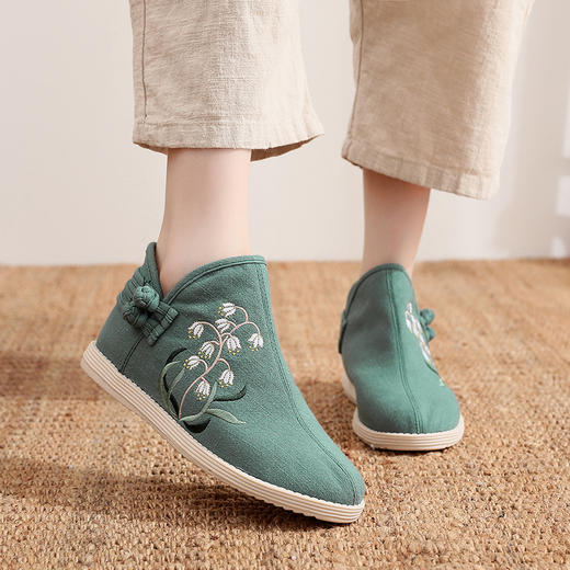 绣花鞋汉服鞋子，民族风老北京布鞋休闲布鞋GF-W-921 商品图6