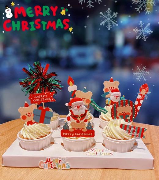 圣诞节可爱纸杯蛋糕 商品图0