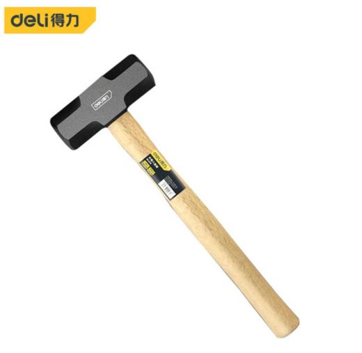 得力木柄八角锤(黑) 商品图0