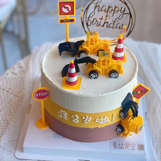 周岁蛋糕小铲车 商品图0