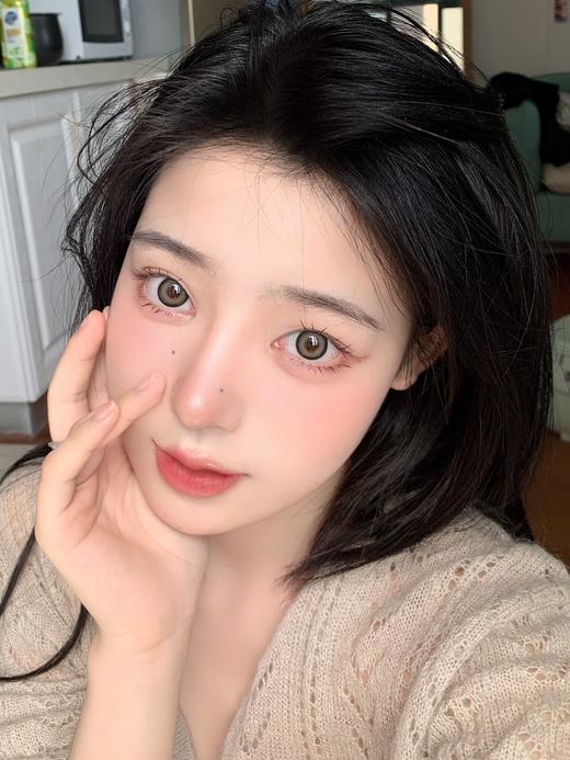 【年抛】款式名字：南瓜麻薯 hushlens  |  大直径14.5 着色13.8 | 【同品牌多副美瞳更划算，选款色板在详情页内】 商品图3