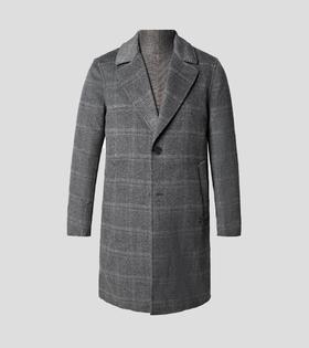 南4威可多男式羊毛大衣VBS22341303