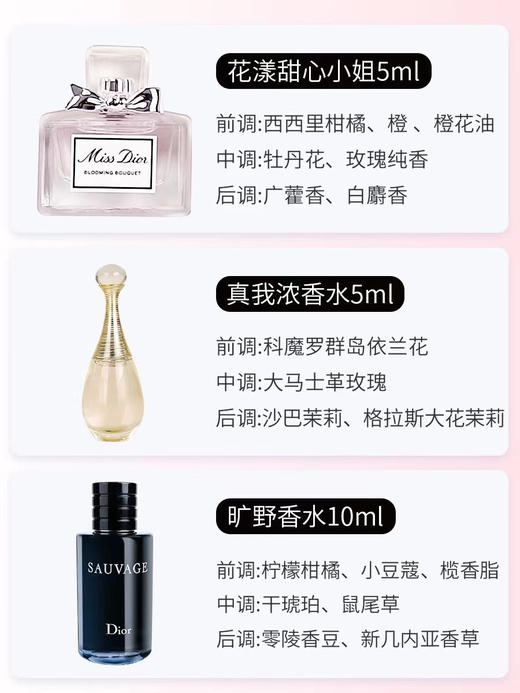 迪奥香水Q版三件套 商品图2