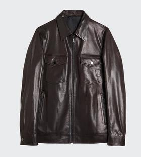 南4威可多男式羊皮绒面革夹克VRW22373650