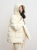 MAISON CECILE羊毛针织白鹅绒面包厚实戴帽羽绒服 商品缩略图3