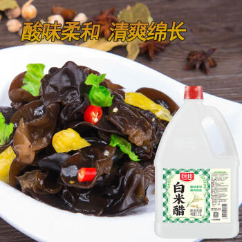 厨邦白米醋1.75L 3.5度 实惠大桶 蘸料凉拌酸味柔和清爽 食用清洁俱佳 商品图2