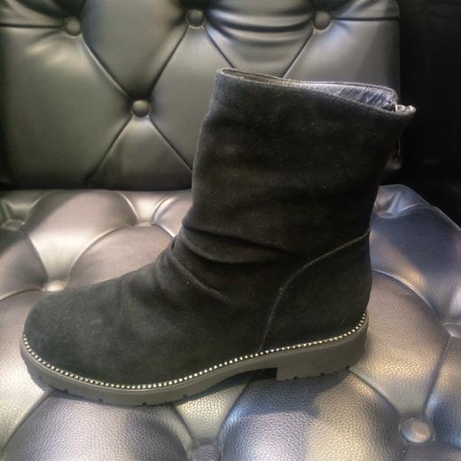 lfgj jeans AH409时尚潮流休闲羊皮加棉短靴 商品图1