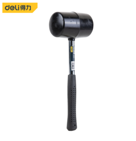 得力钢管橡塑锤(黑)