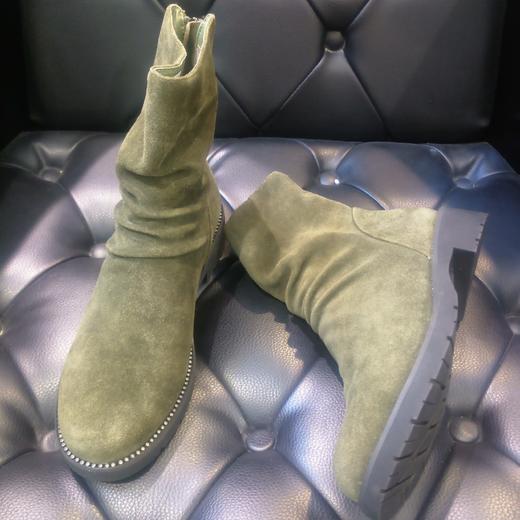 lfgj jeans AH409时尚潮流休闲羊皮加棉短靴 商品图11