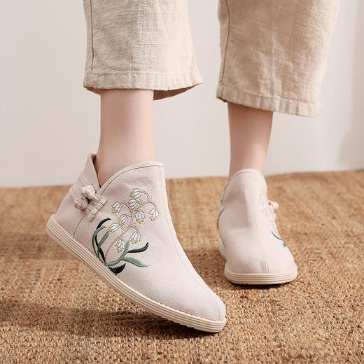 绣花鞋汉服鞋子，民族风老北京布鞋休闲布鞋GF-W-921 商品图2
