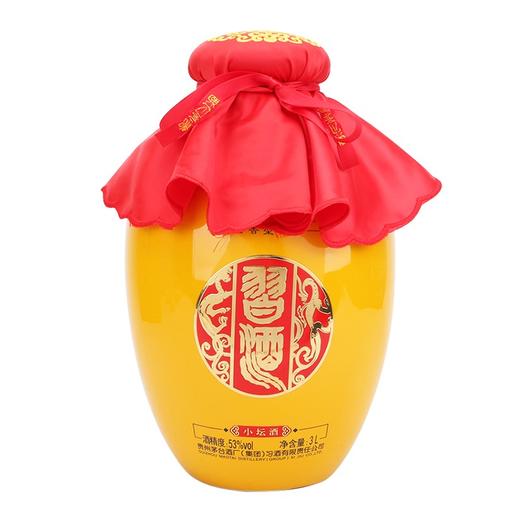 53度贵州习酒·纪元小坛酒（黄色）3L 单瓶 商品图1